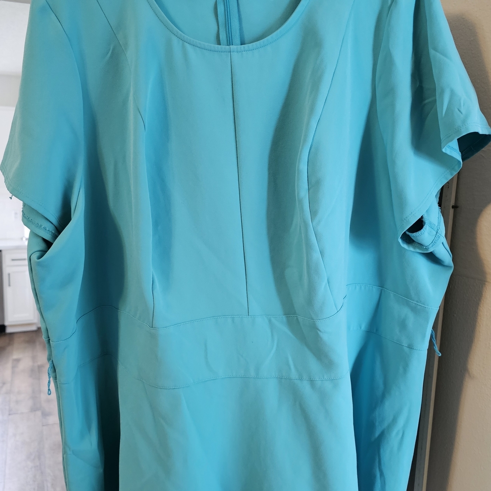 Lane Bryant Bright Turquoise Blouse